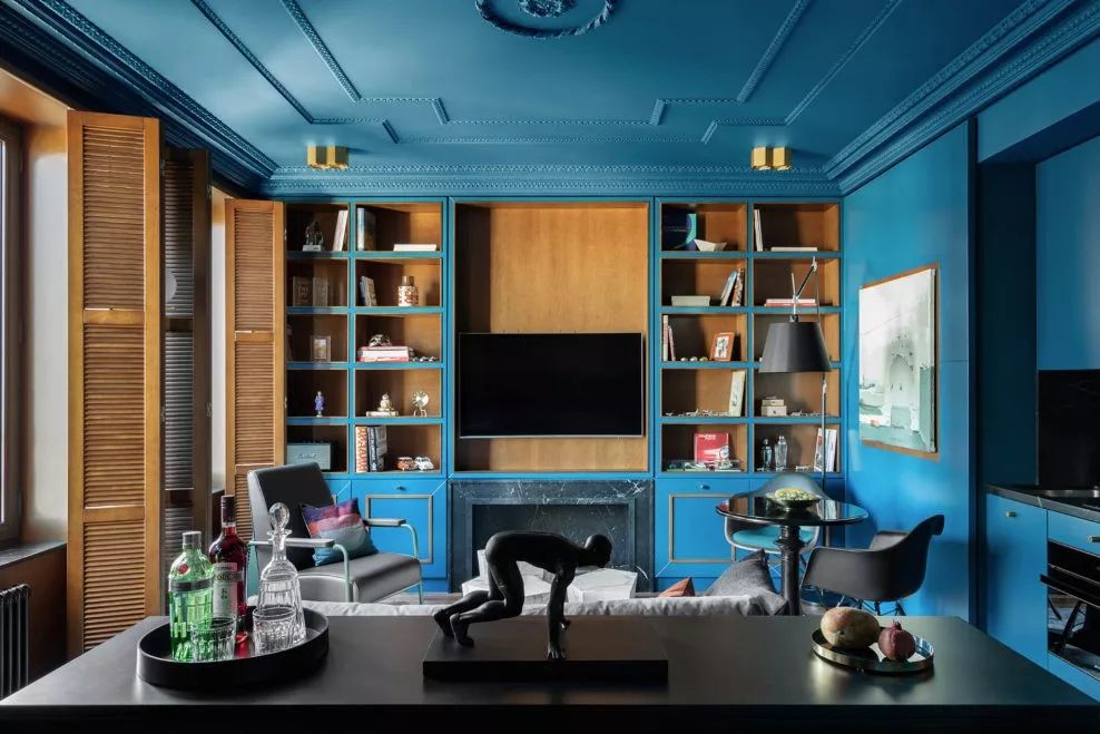 莫斯科设计师自宅 | 55 平米大胆创意空间-32