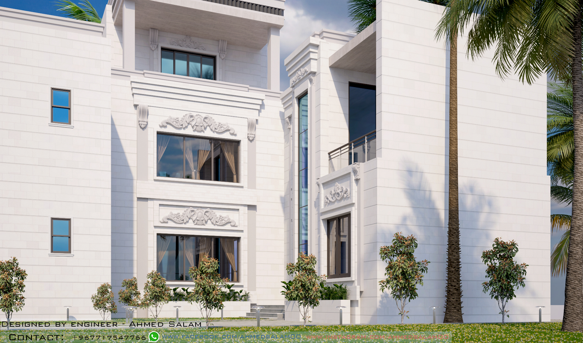 Classic style Residential Villa Design No 139.-11