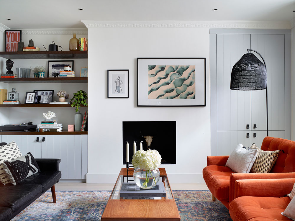 伦敦时尚公寓 | 色彩与纹理的完美融合-10