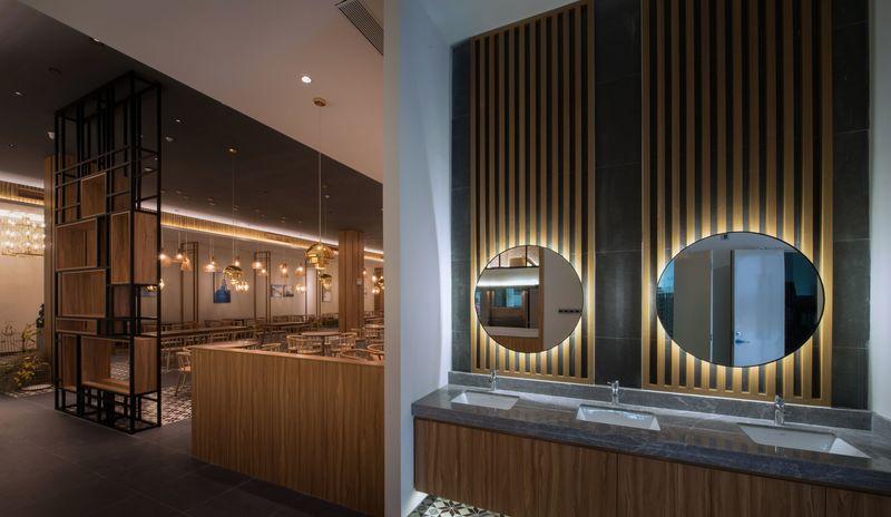 广州百悦百泰养老餐厅——温馨自然的中式养生空间-34