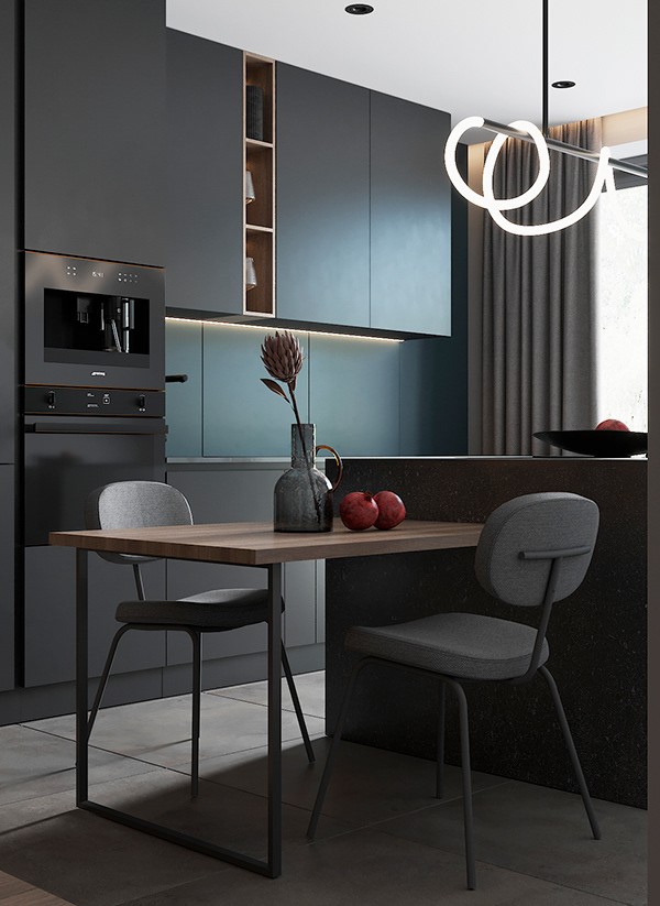 Studio | Buro2D 俄罗斯 黑色公寓-5