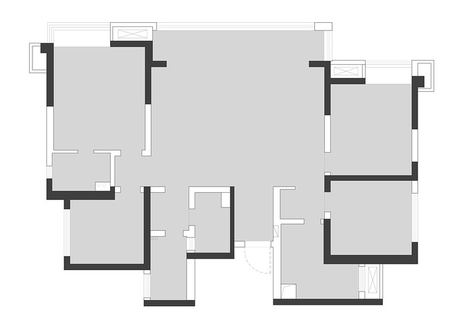 60万元四居及以上145平米装修案例-18