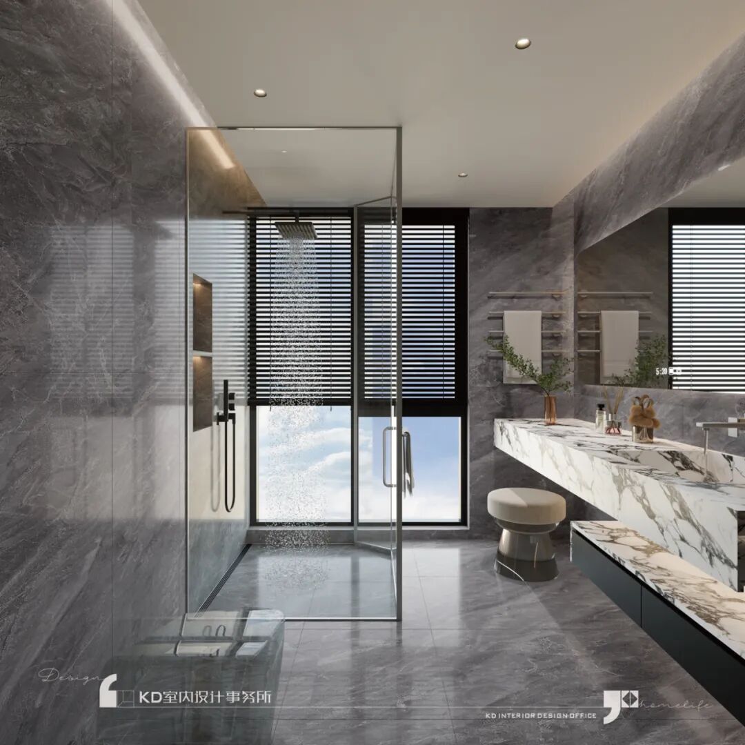 云湖郡206㎡  极简主义下的克制与温柔丨中国重庆丨KD室内设计事务所-33