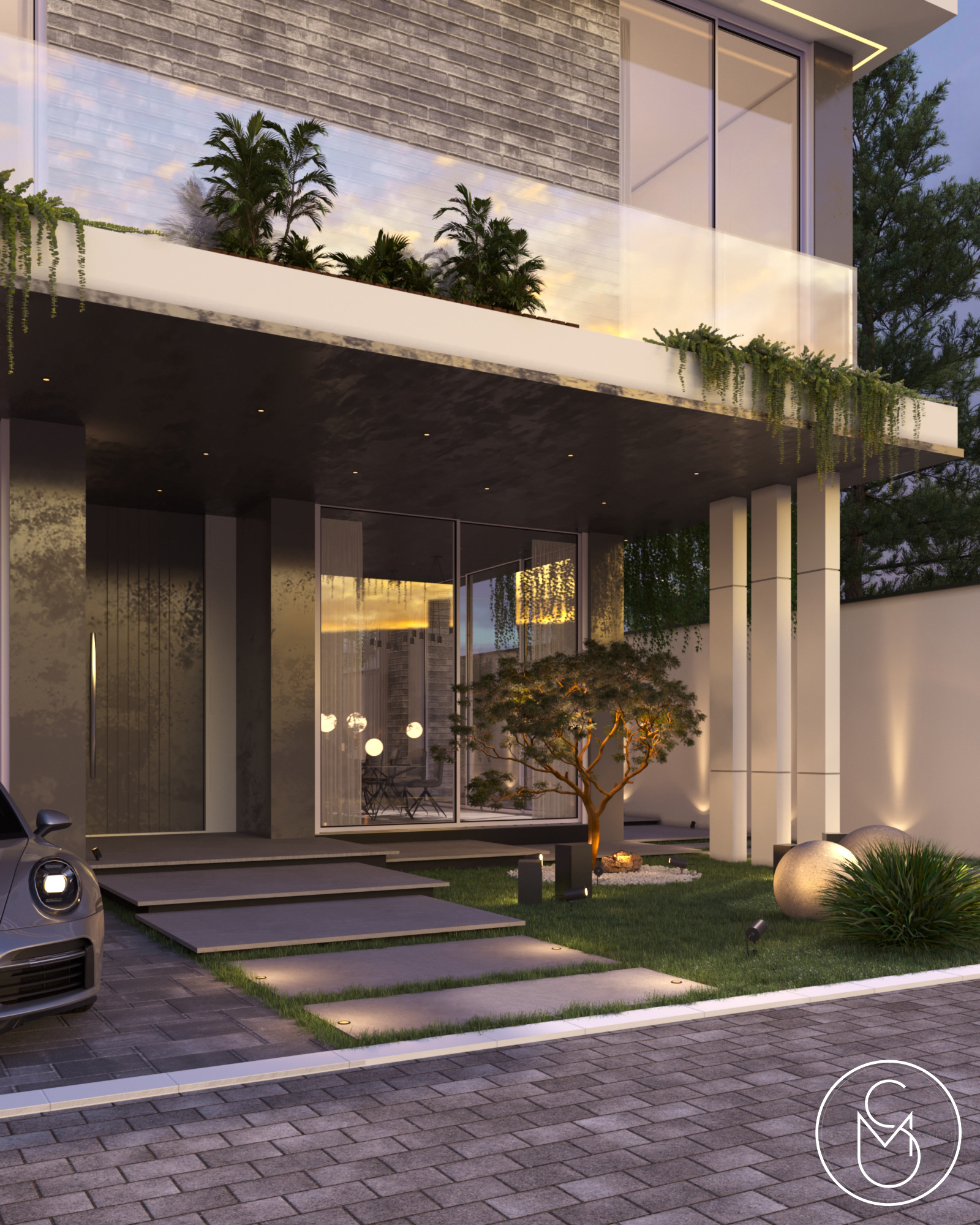 外部设计别墅-22