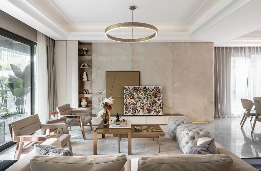 全球视野下的轻奢公寓设计丨中国上海丨HWCD 设计工作室-22