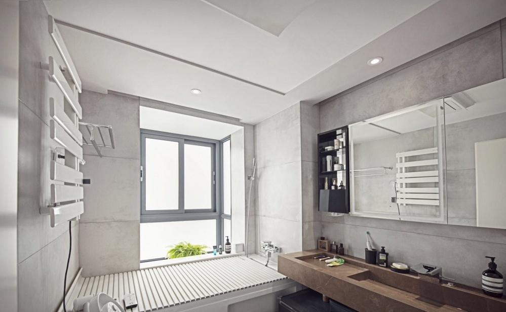 ANAC 空间高级灰现代简约三室,储物空间与光线设计巧妙结合-19