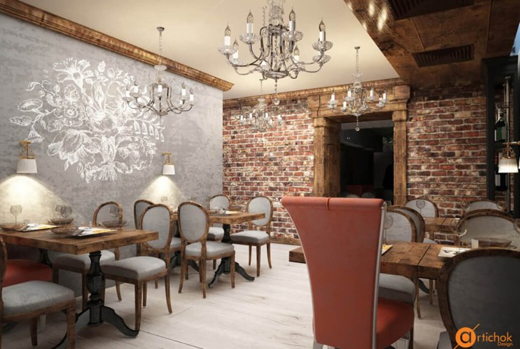 Ресторан с росписью（有壁画的餐厅）-14