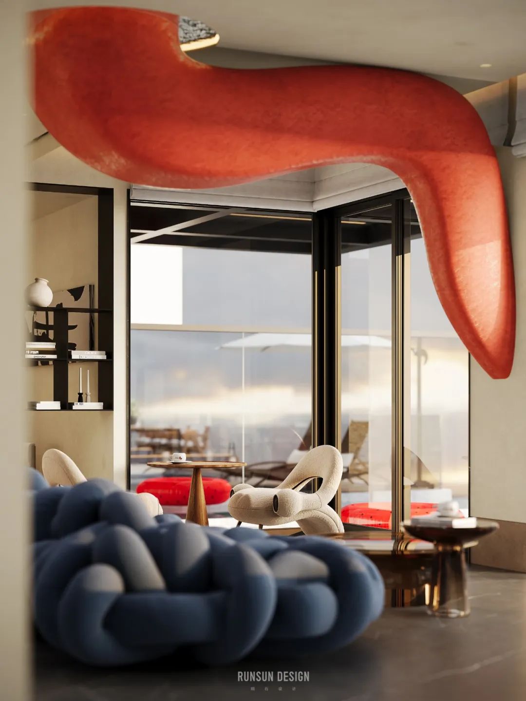 侘寂洞穴风民宿设计丨中国温州丨朗石设计-40