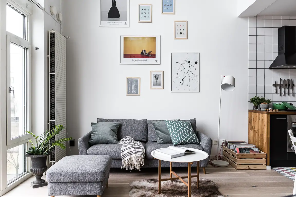 私密空间设计，59 平米公寓的优雅解决方案-5