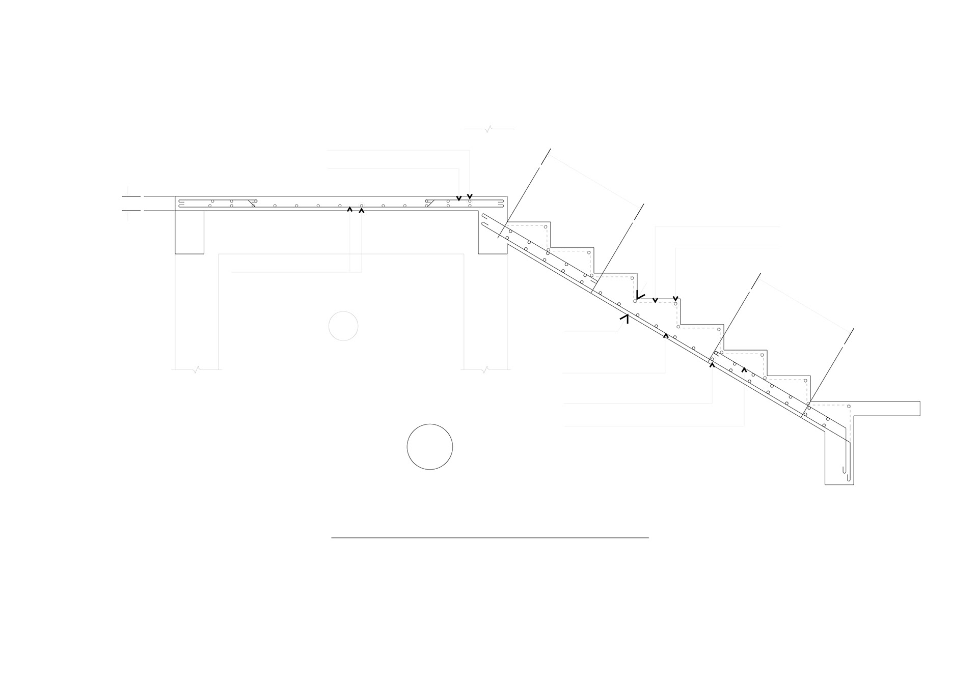 architectural drawing of residential house-44