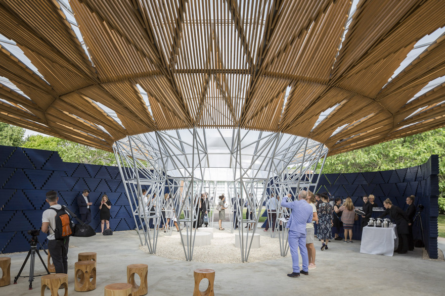 蛇形展厅2017,伦敦 / Kéré Architecture-15