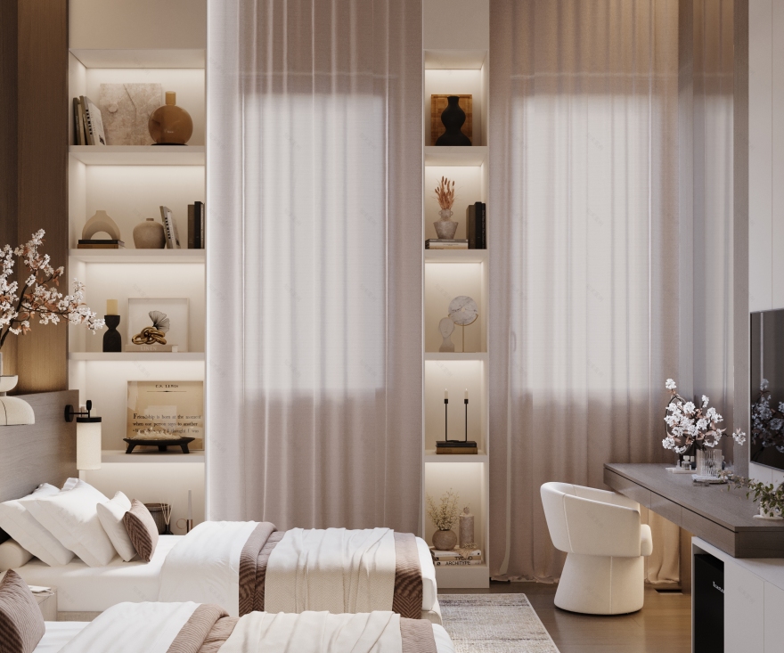 双床房丨Egypt-11