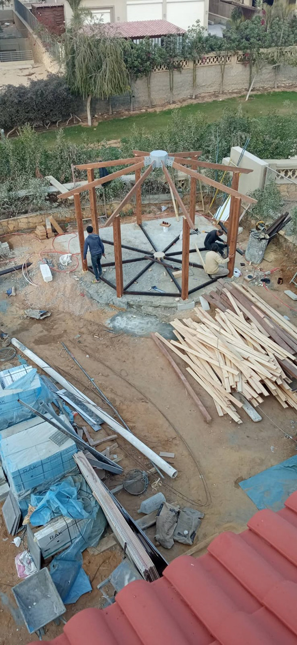 现代别墅泳池,按摩浴缸和桑拿房丨埃及开罗-30