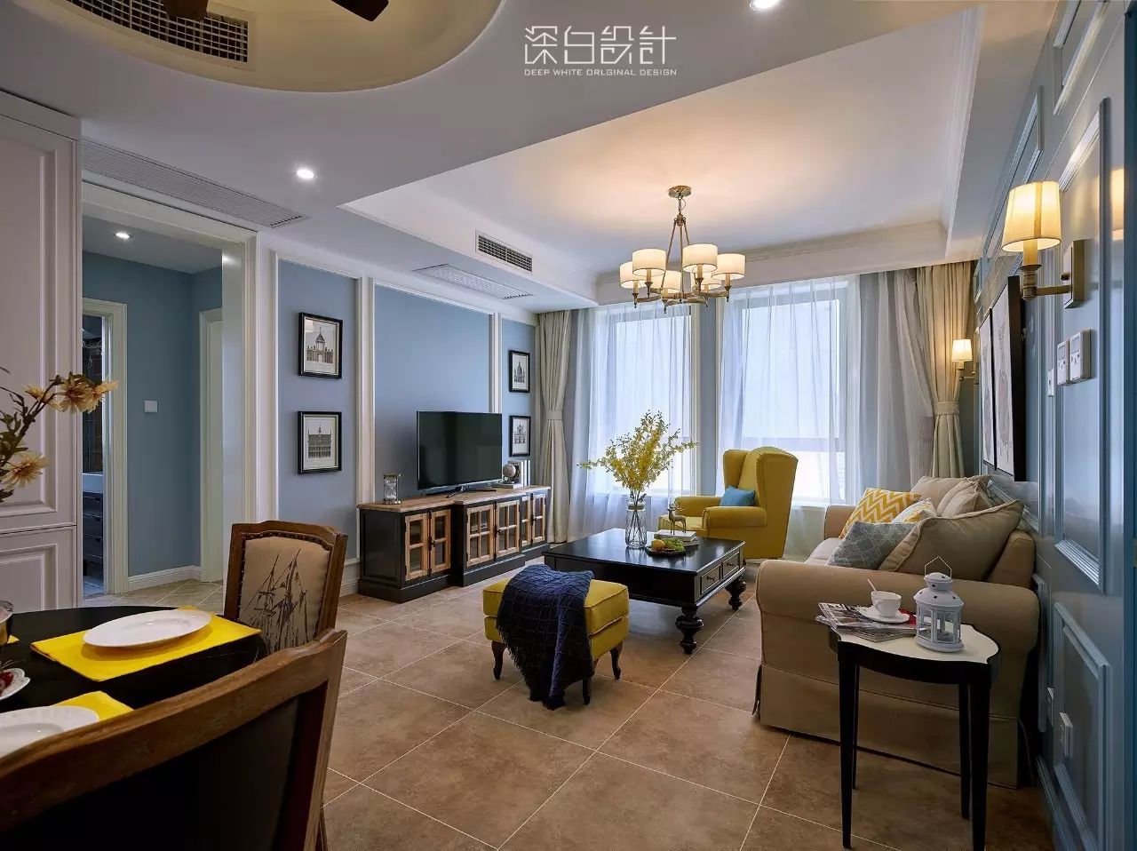 天津中粮大道美式混搭家居设计，感受小确幸的温馨时光-24