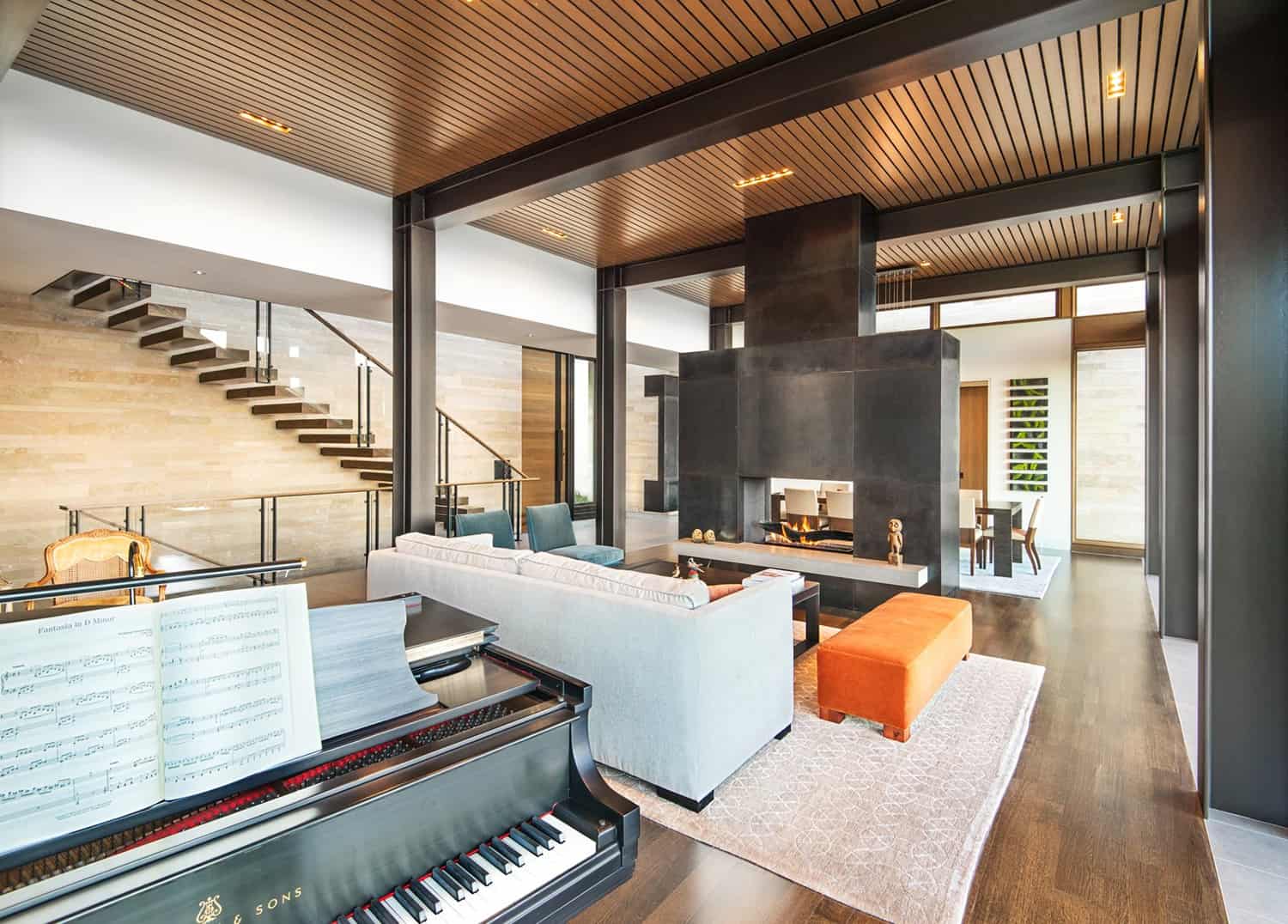 Inside a modern yet warm home on a bluff overlooking Lake Washington-11