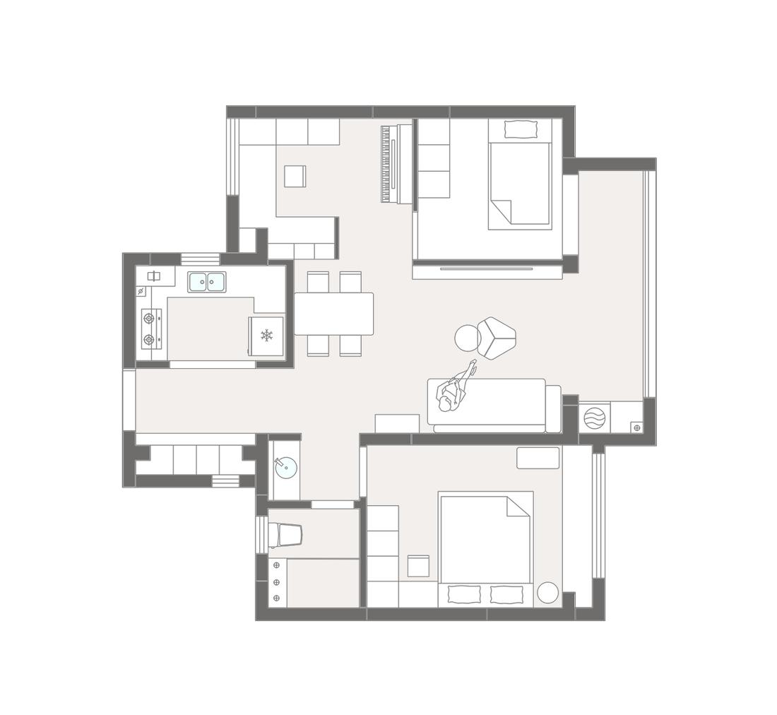独居女孩法式中古风电影质感的家丨中国上海-75