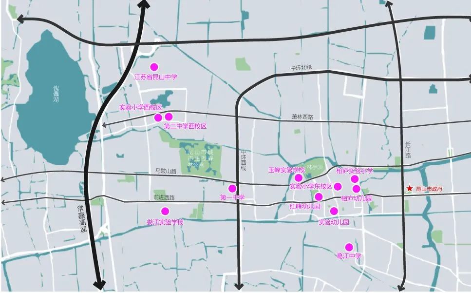 彩叶化树种装点昆山校园丨中国江苏丨上海亦境建筑景观-7