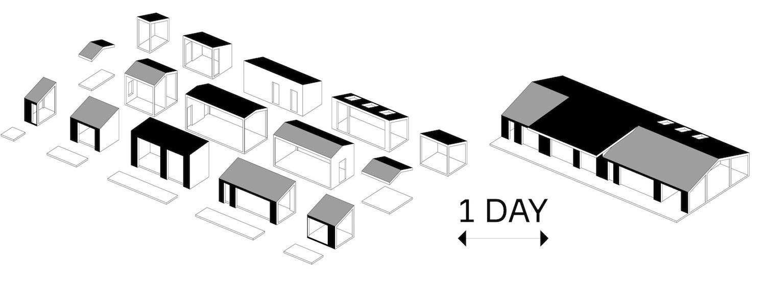 Modular House DublDom made with simple and affordable materials in only 10 days by BIO architects   CAANdesign  Architecture and home design blog-27