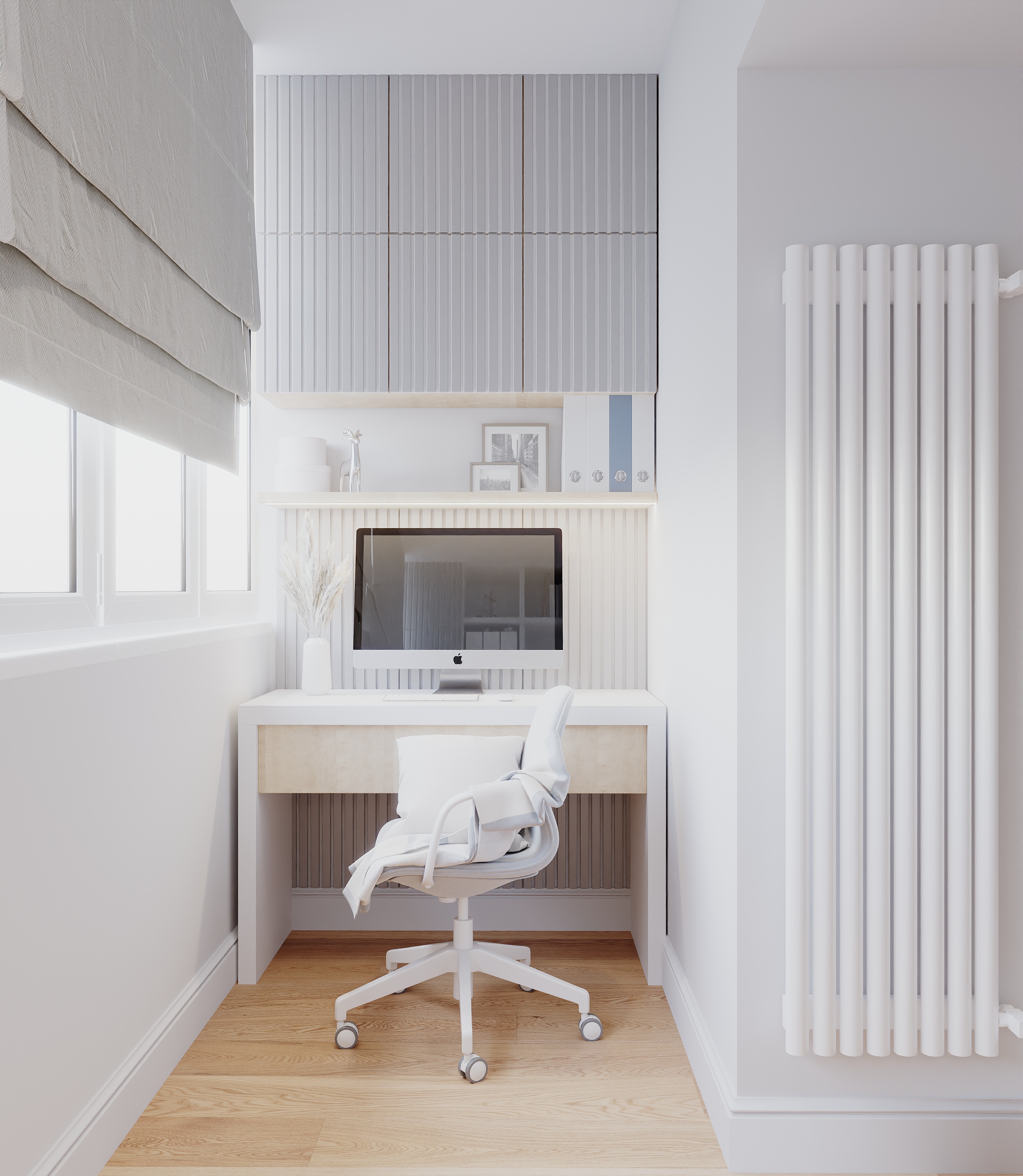 Детская в спокойной цветовой гамме-7