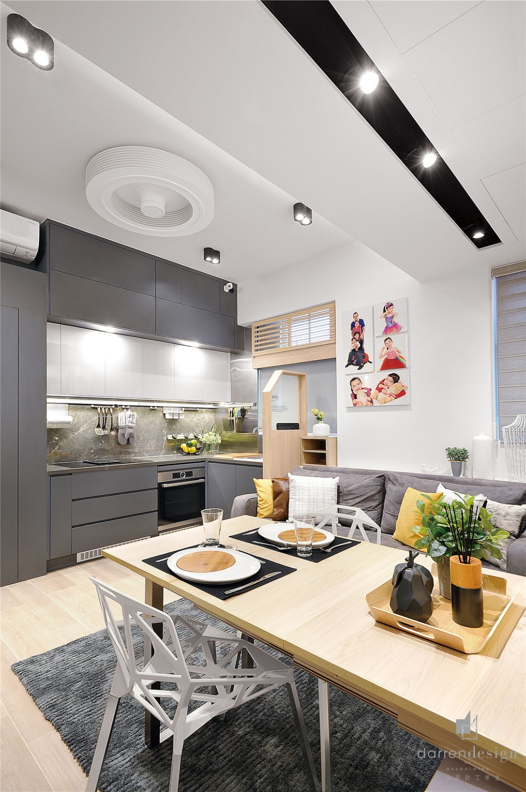 香港59m²收纳型二居室住宅  Darren Design-6