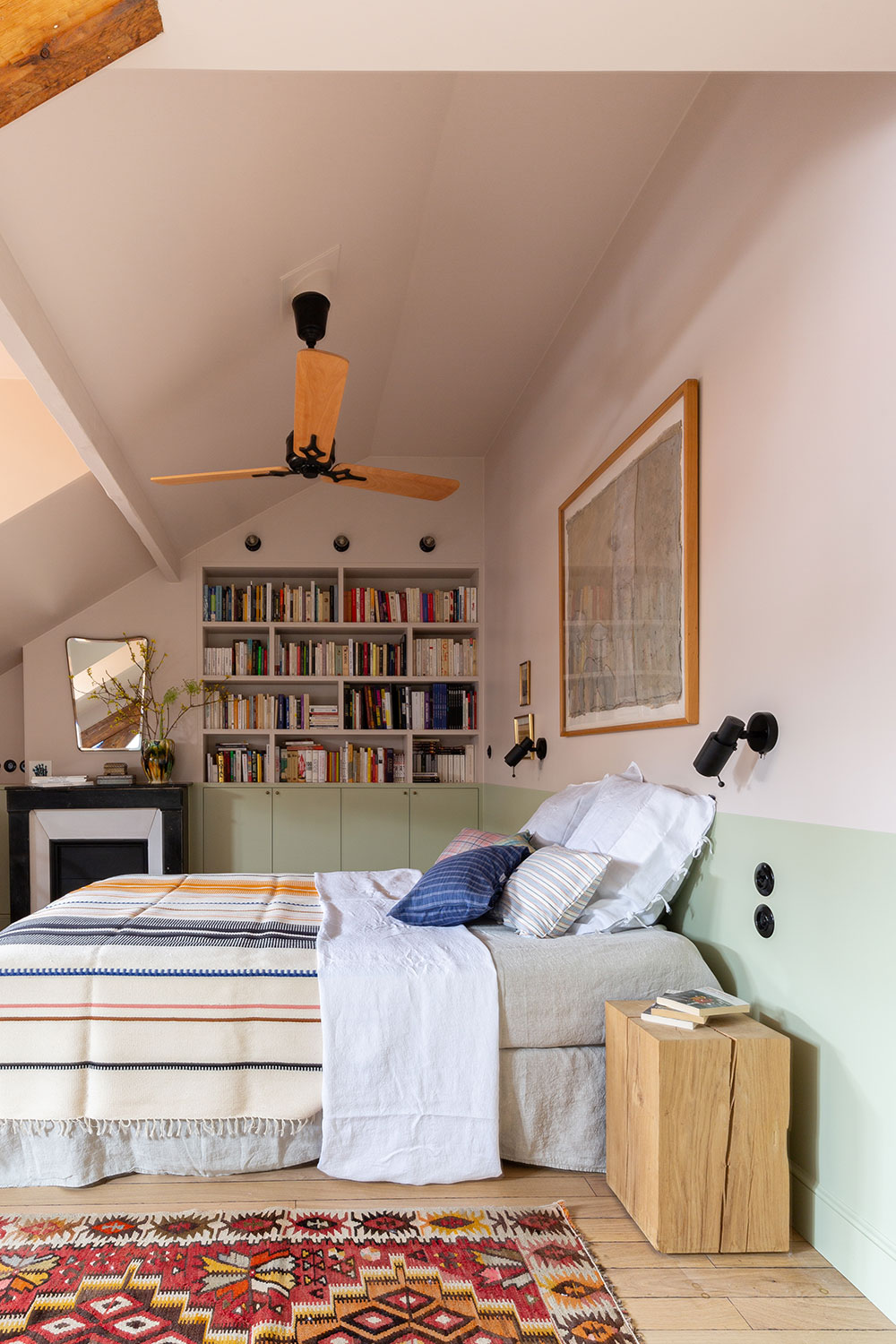 巴黎活力四溢的家庭公寓设计-22