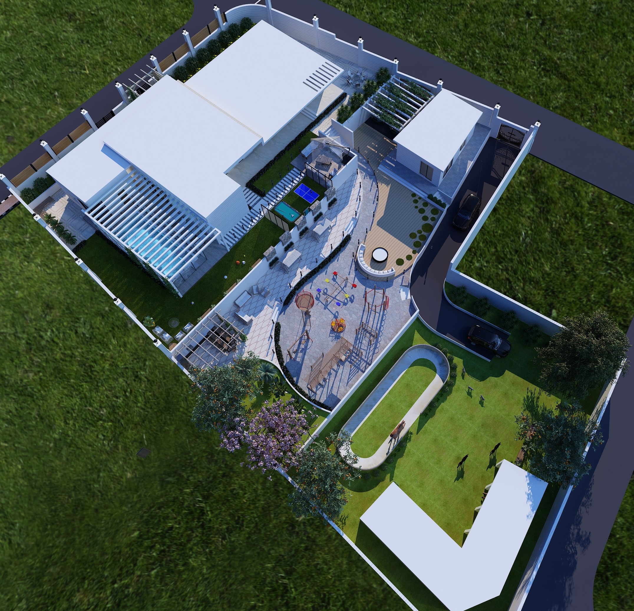 ALAA' VILLA 室内设计丨مكتب عبد الحليم الهندسي-3