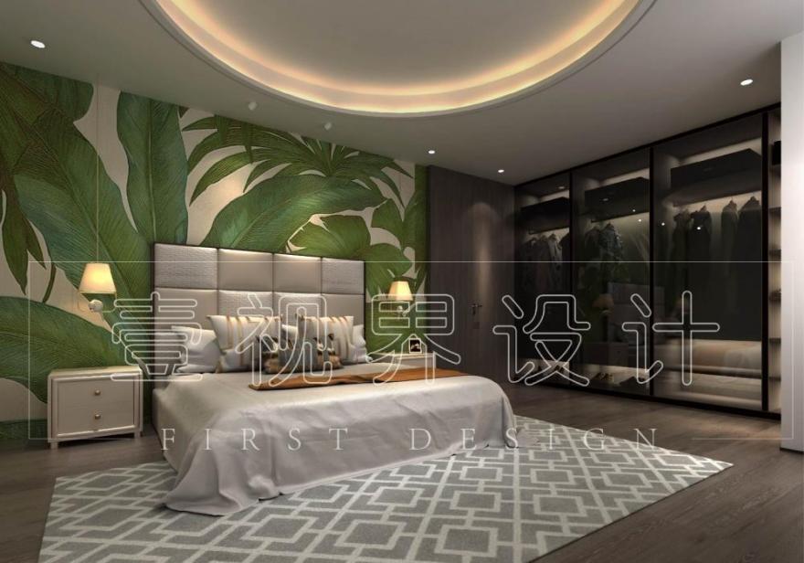 山水湖滨空中别墅,打造精致高级室内空间-11