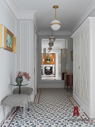 莫斯科彼得罗夫斯基林荫道经典风格三居室公寓设计丨俄罗斯莫斯科-7