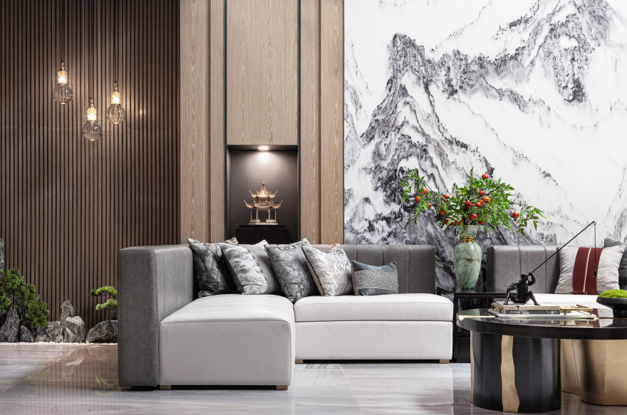 济南雍泉府下叠样板间 | 素雅新中式,融入自然之美-10