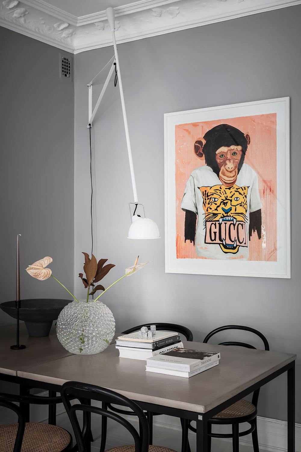 北欧风格清新公寓,色彩碰撞的宁静空间-8