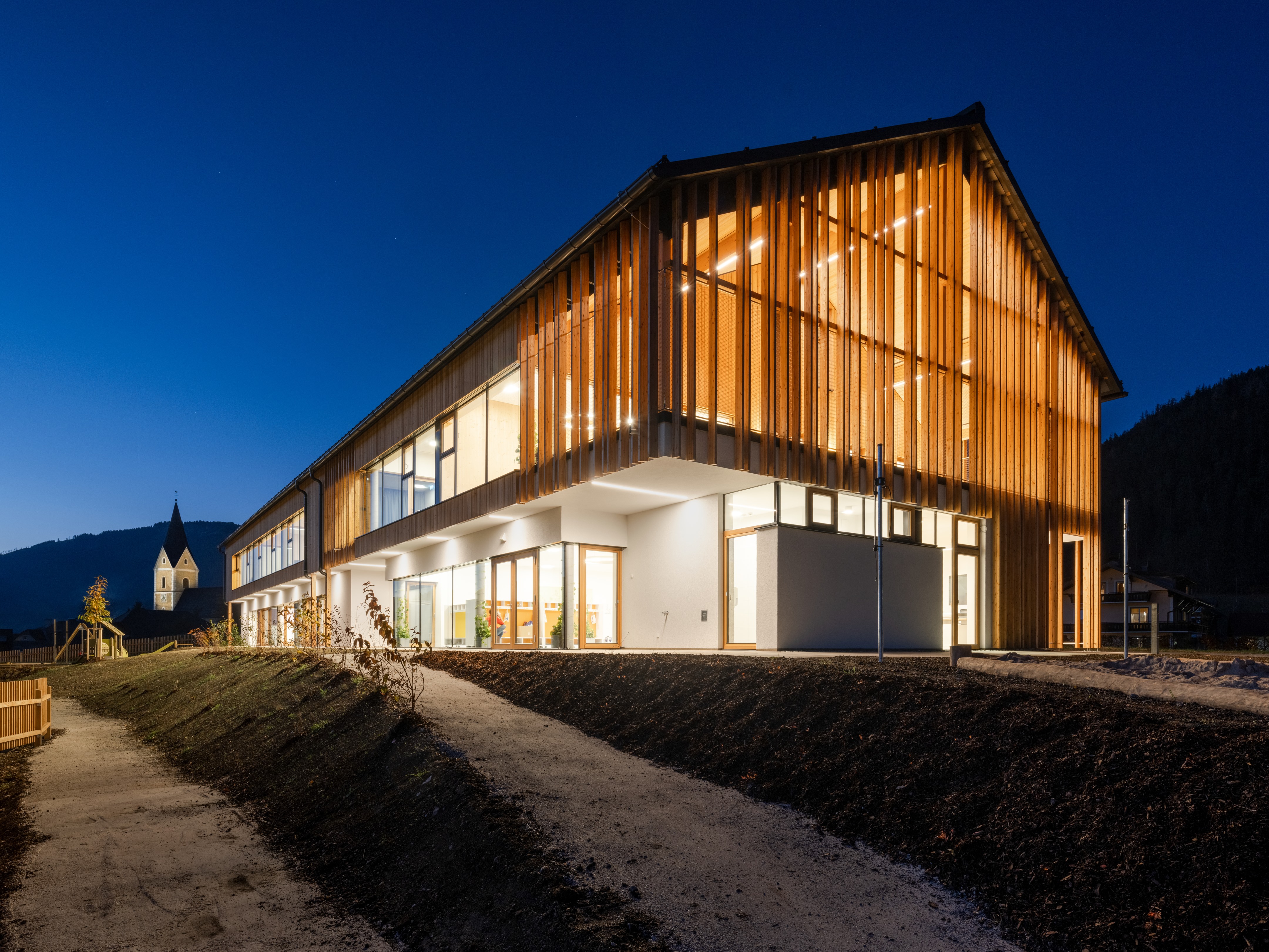 ARCHITEKT SCHLÖMICHER丨Kräuter丨幼儿园Kräuter kindergarten Bad Mitterndorf-0