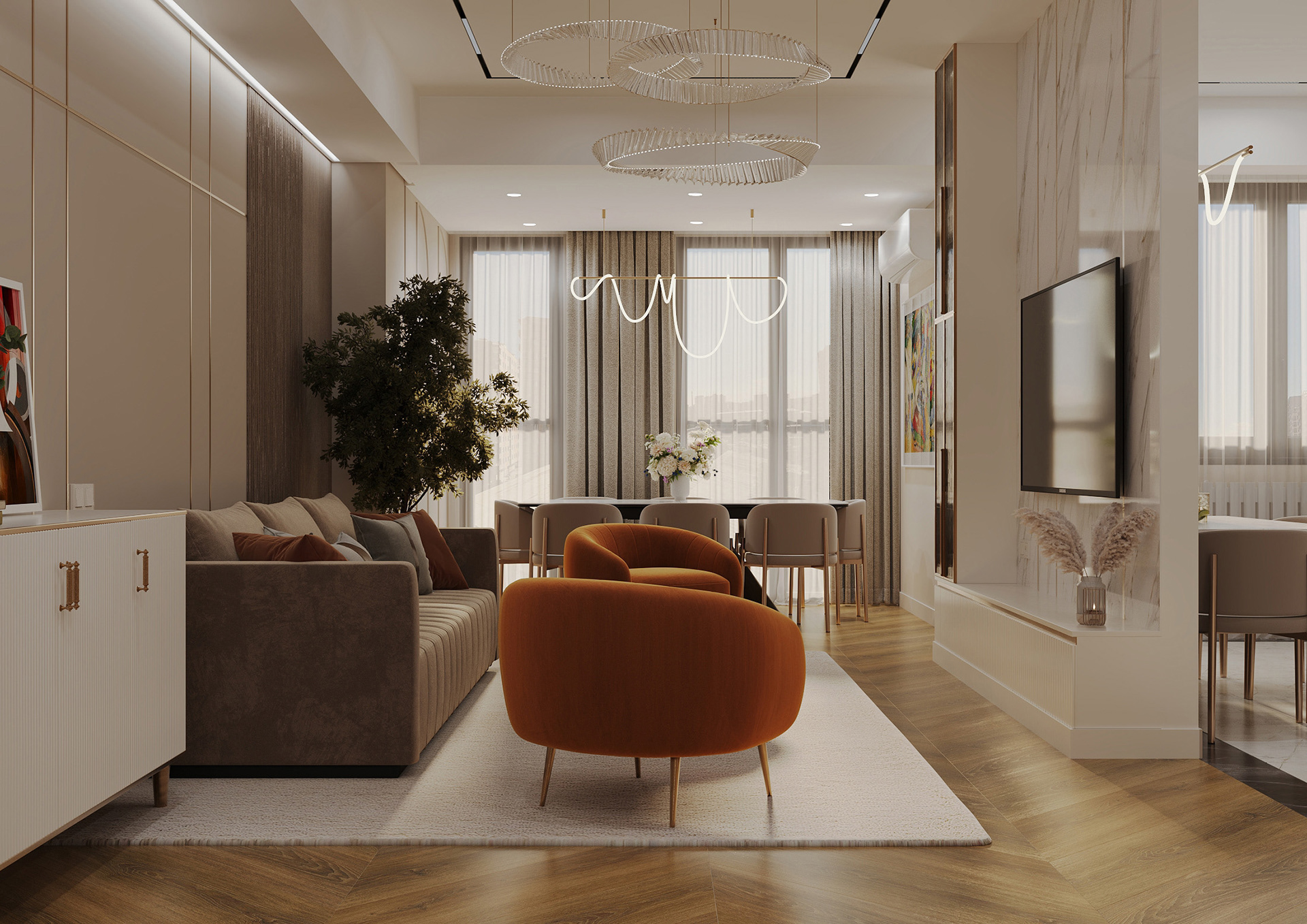 鲁尔现代室内设计

注：由于Lu·ery不太明确具体是什么，推测可能是鲁尔，此处按音译处理若有更准确背景信息，可进一步修正 丨ArmeniaYerevan丨Nelly Manukian,toon.project-13