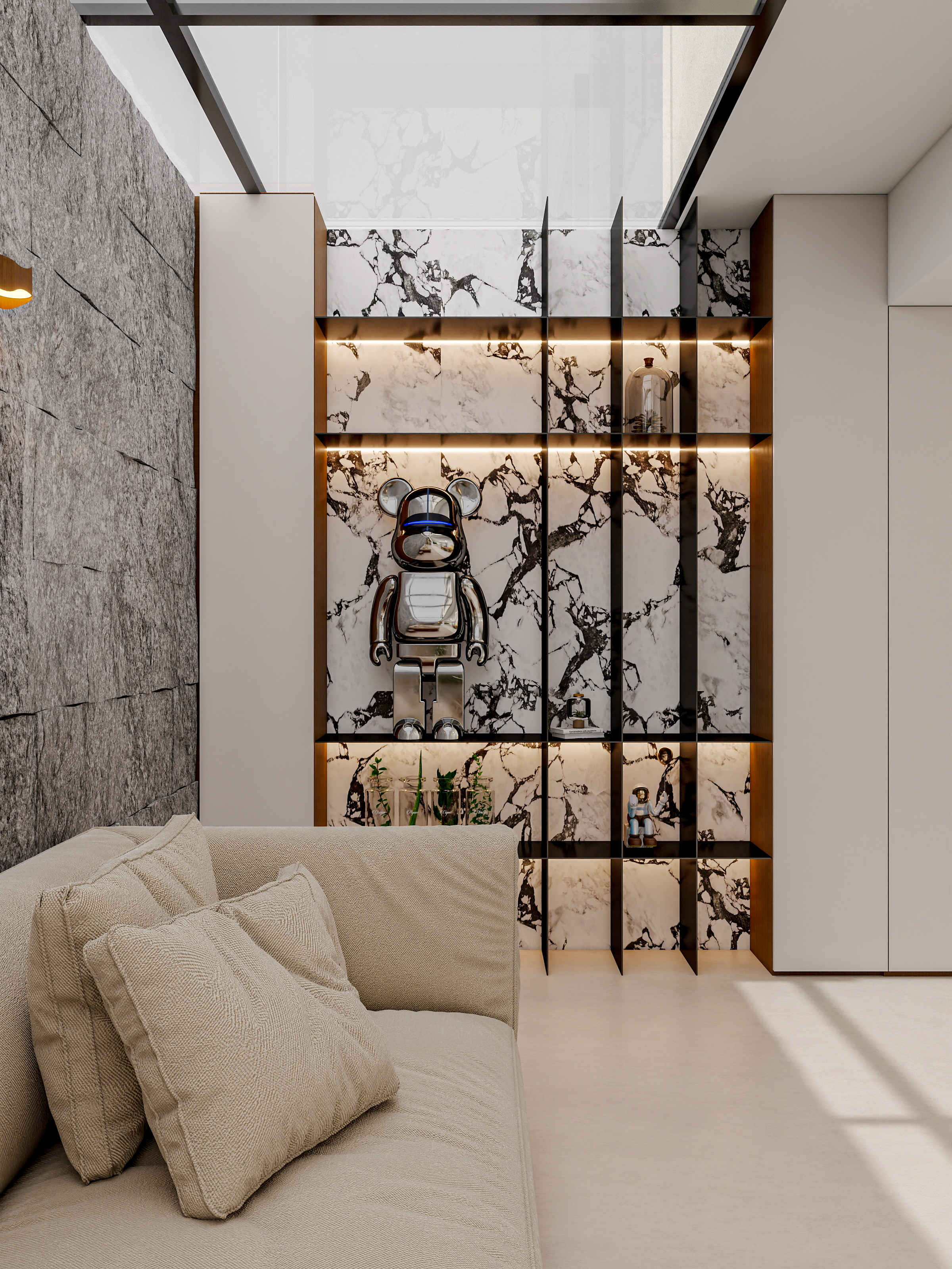 四川成都花间君邸（603平方现代极简底跃四居室）-28