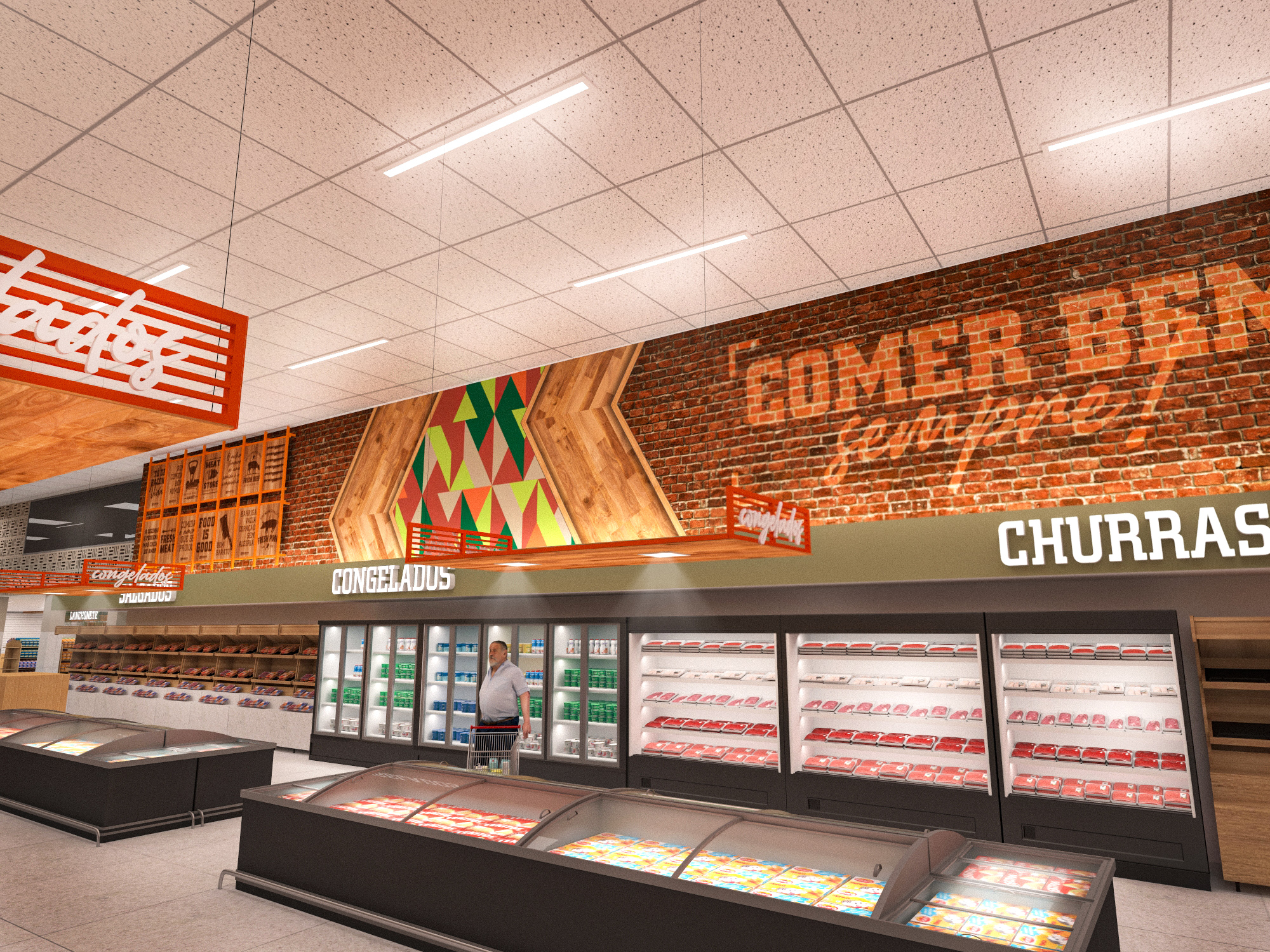 Supermercado Bem Barato / Supermarket Signage-0