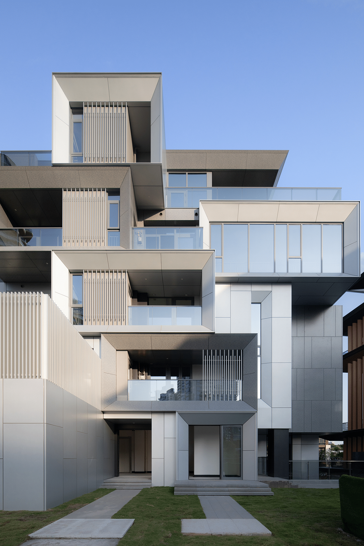 成都麓湖黑石岛垂直五联排别墅丨中国成都丨line+ studio-52