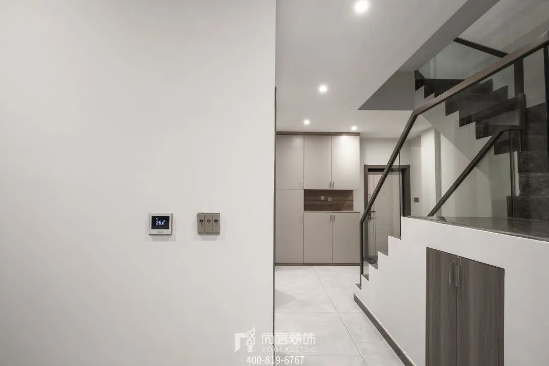 东滩花园×尚层别墅装饰｜上海简约风别墅设计，叙说纯粹的空间美学-46