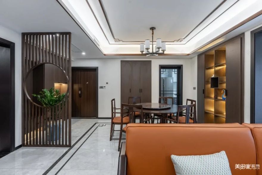 俊豪城西区新中式风格装修丨美的家装饰工程中心-40