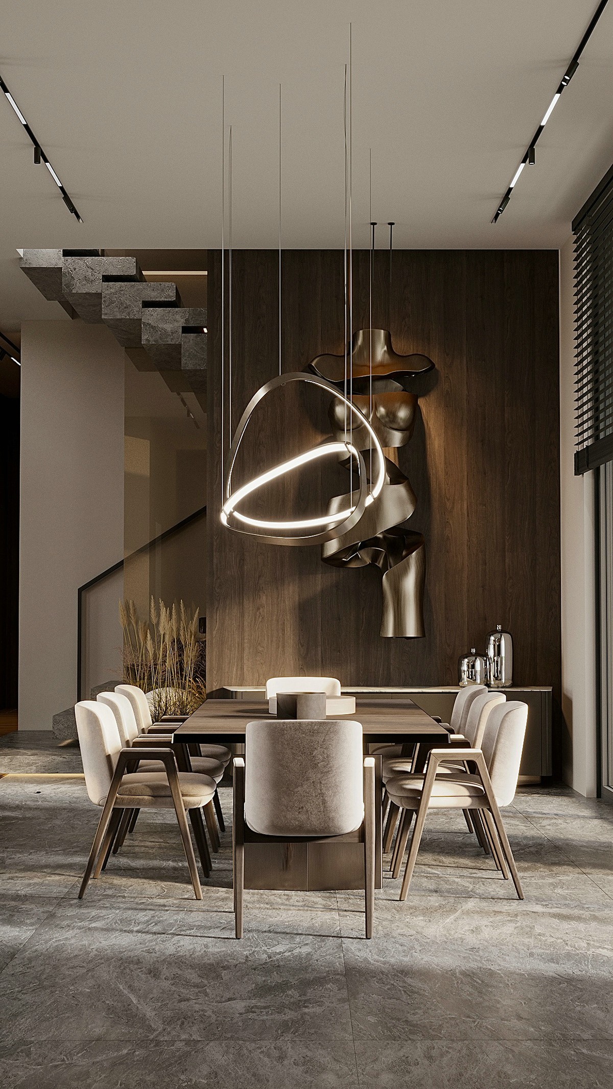 高级色系住宅设计 高级配色，演绎都市万种风情-5