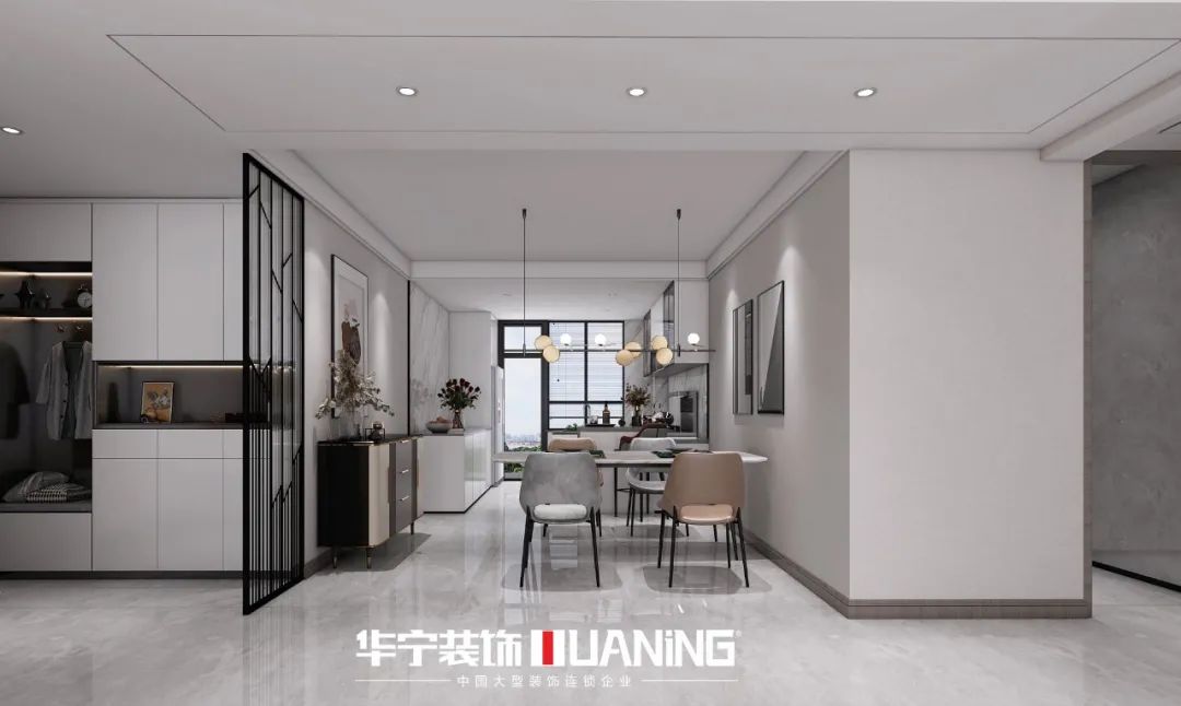 广东华宁装饰 | 古工作品「市值三区」现代风格，温馨雅致-68