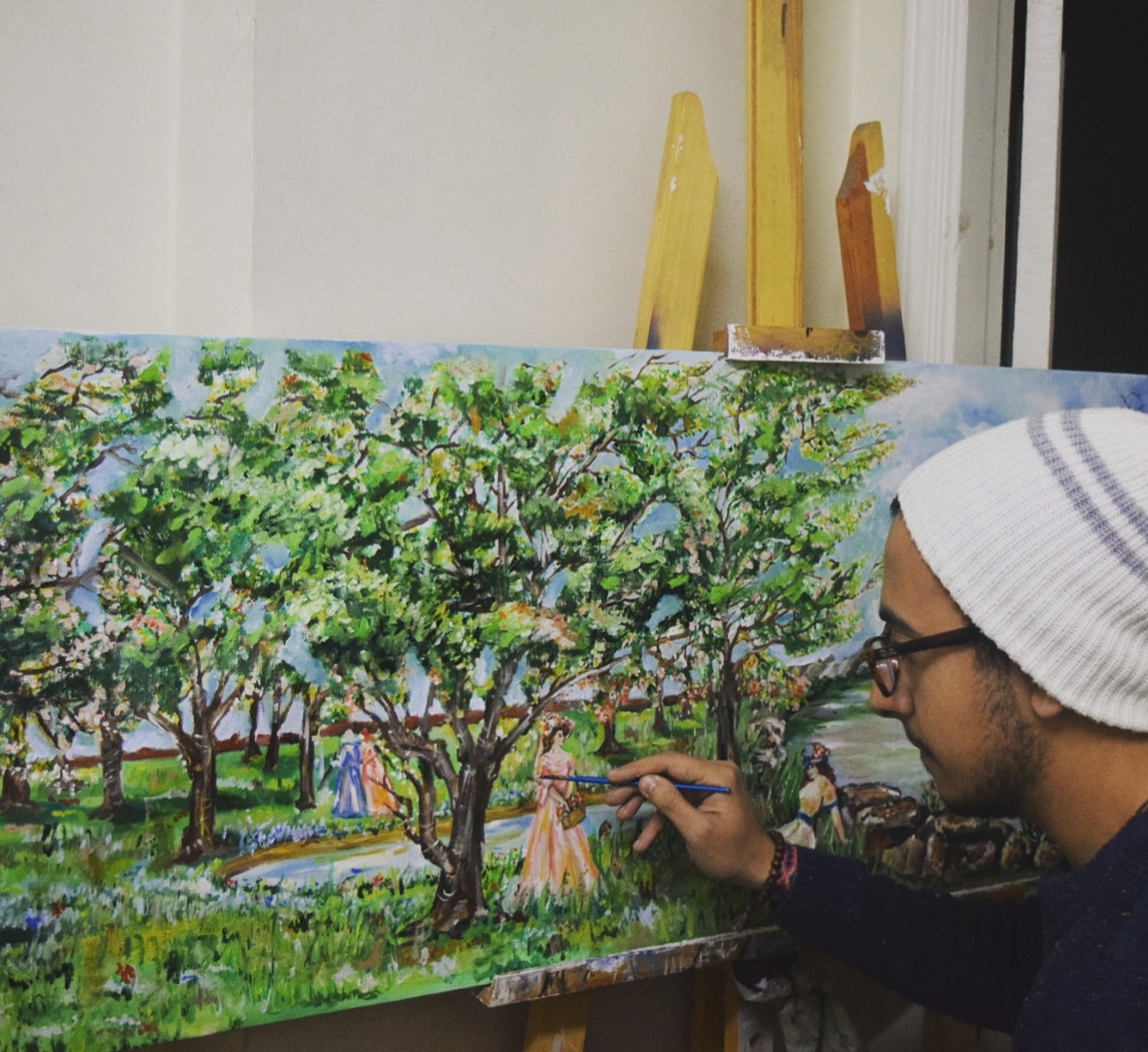 Oil painting drawings-3