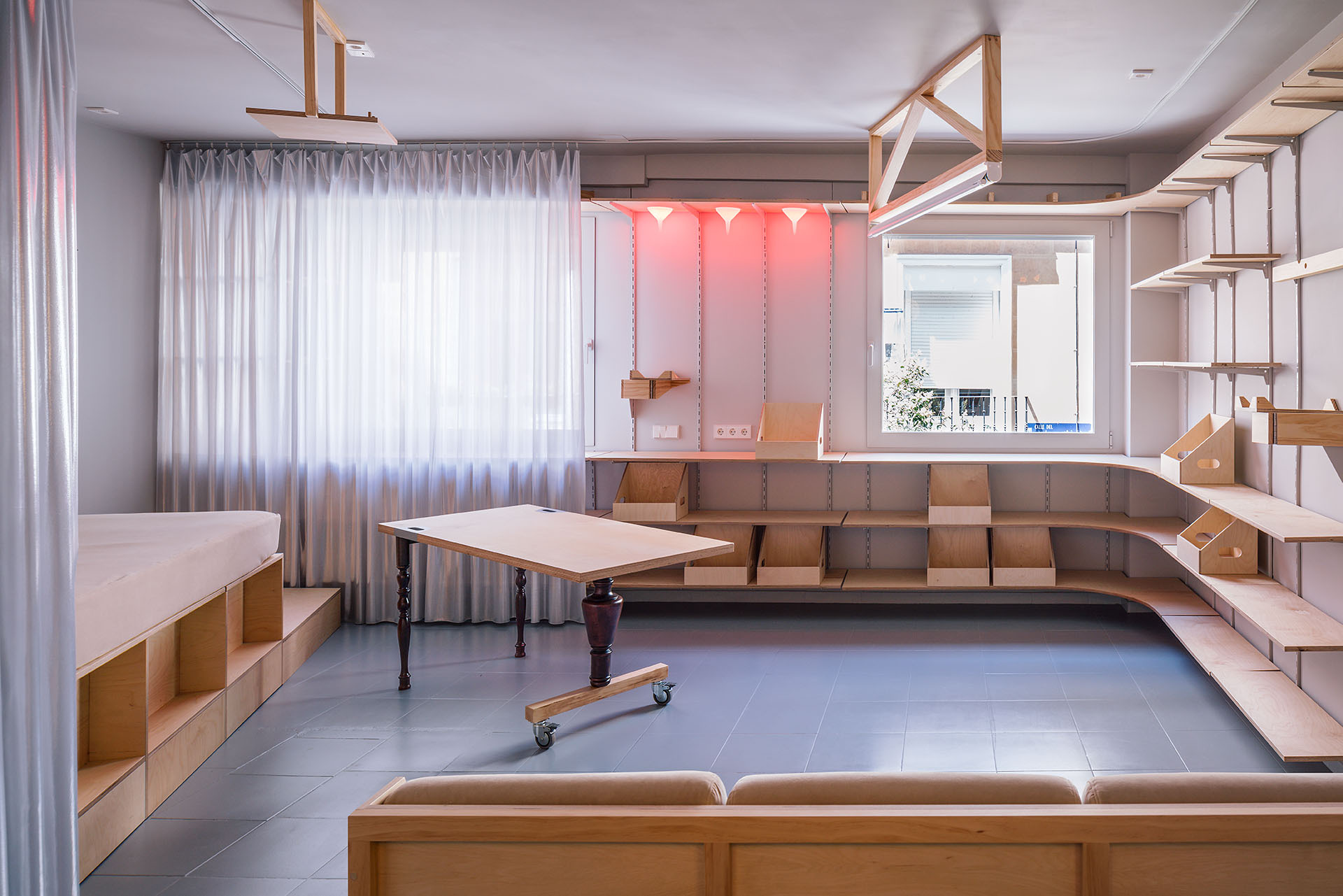 蜕皮公寓丨西班牙马德里丨Husos Architects-14