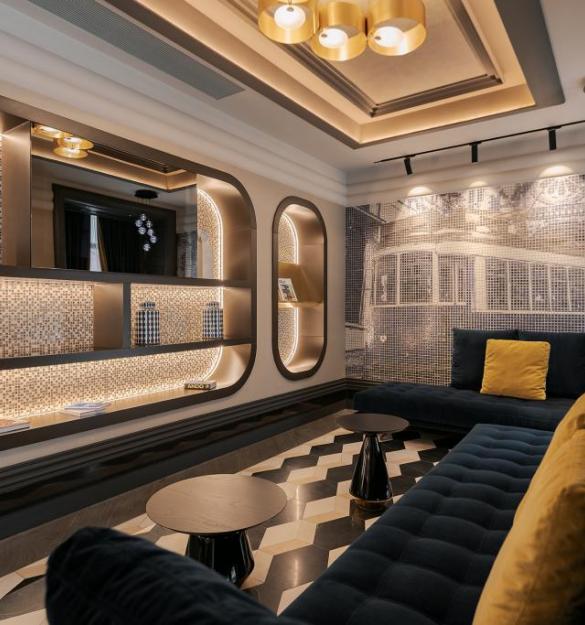 欧洲之星里斯本海湾酒店（注：Eurostars一般指欧洲之星酒店集团，Bai·a推测是葡萄牙语海湾baía的错误写法，结合语境这样翻译较为合适，但纯字面内容主要是品牌和地名，严格来说直接音译欧罗之星里斯本拜阿更准确） 丨PF1 Interiorismo Contract-30