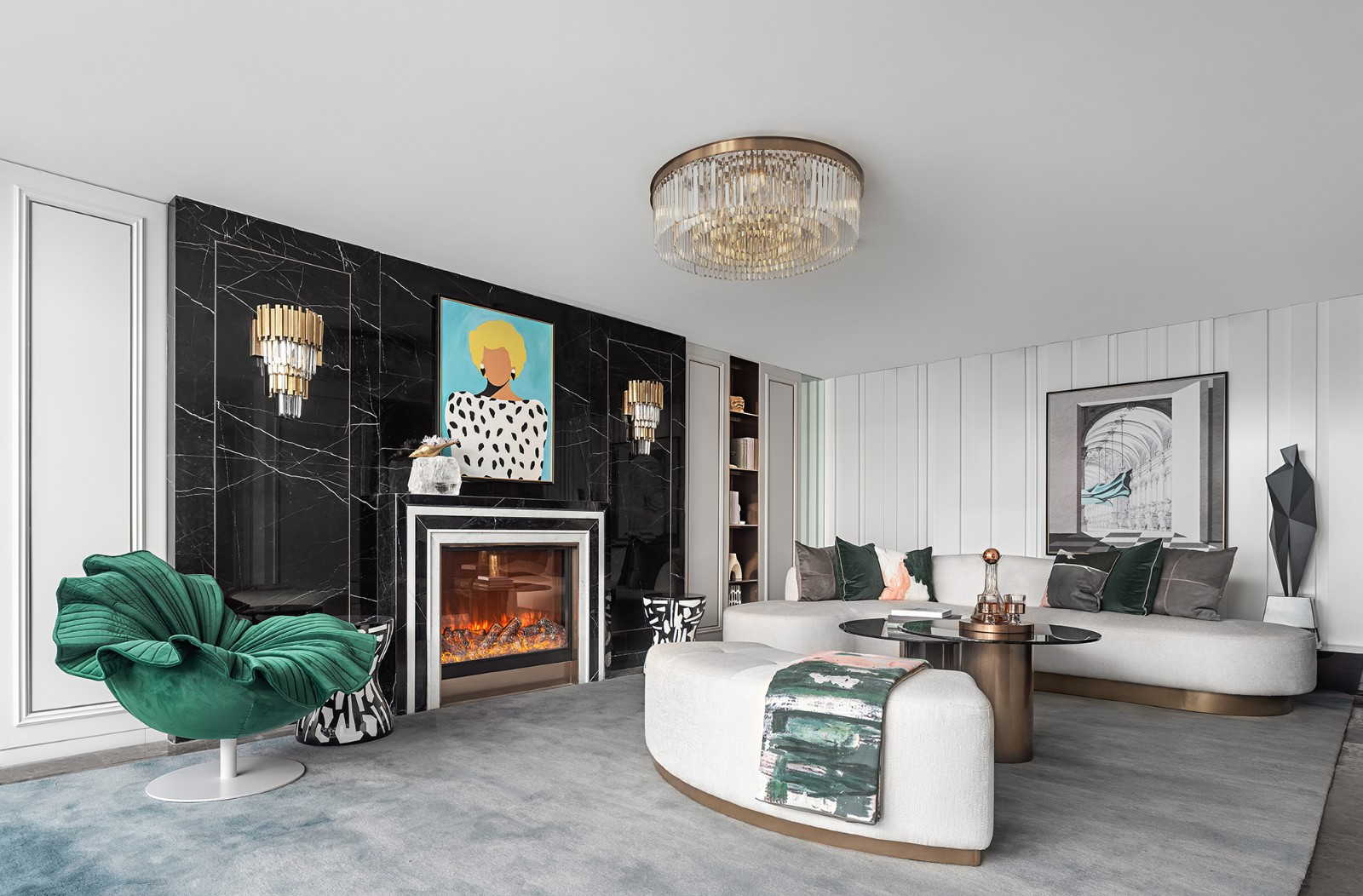 396㎡温雅艺术大宅，舒意生活，比诗浪漫！ | 伶居设计-32