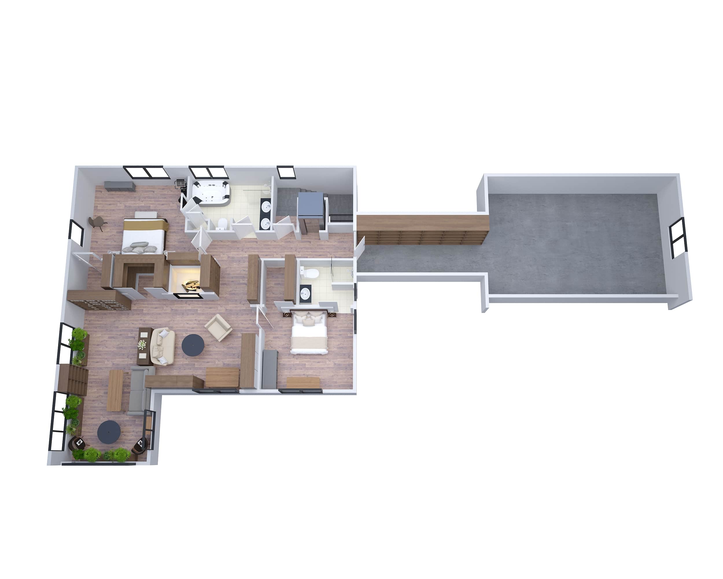 3D Floor Plan Renderings Portland, Oregon | The 2D3D Floor Plan Company-22