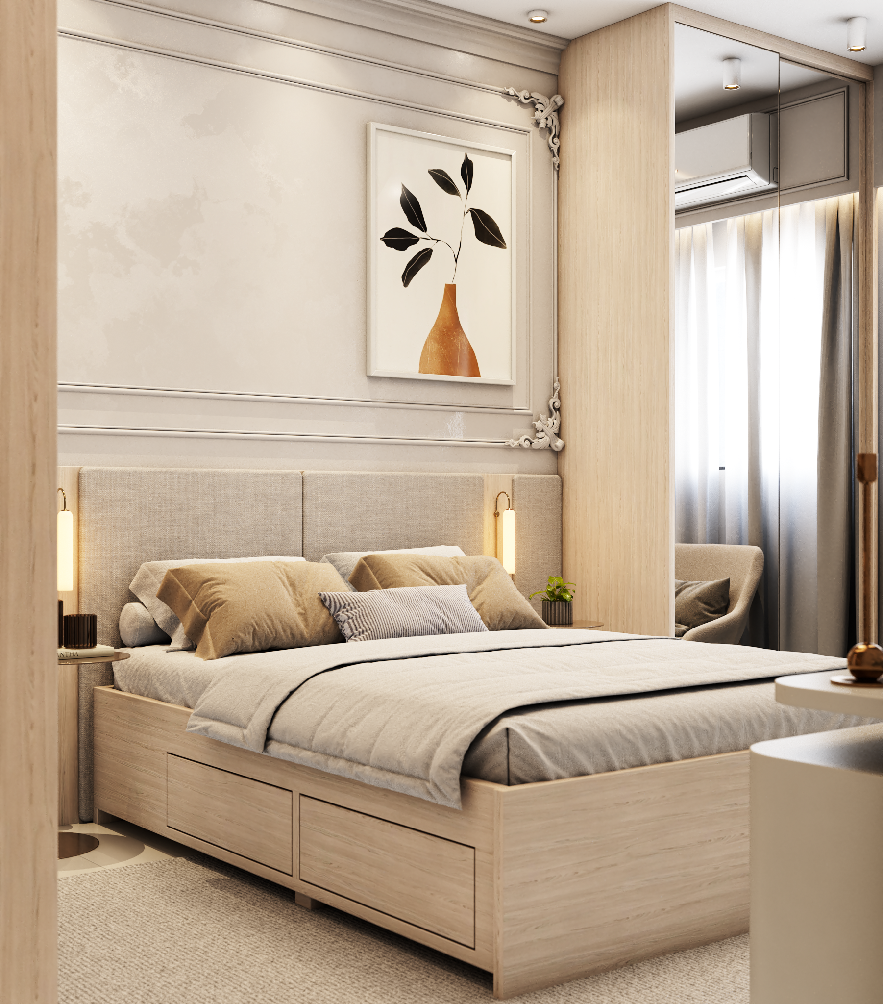 Quarto de Casal 卧室设计-7