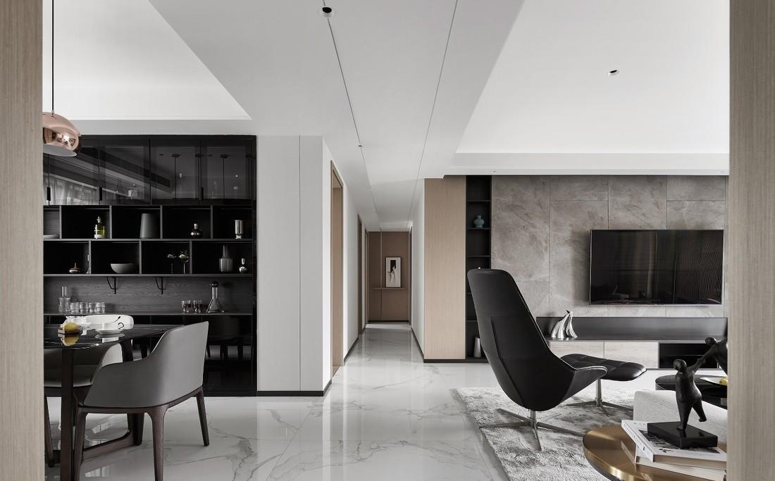 暗黑绅士风,尚舍全案设计展现意式精致生活-9