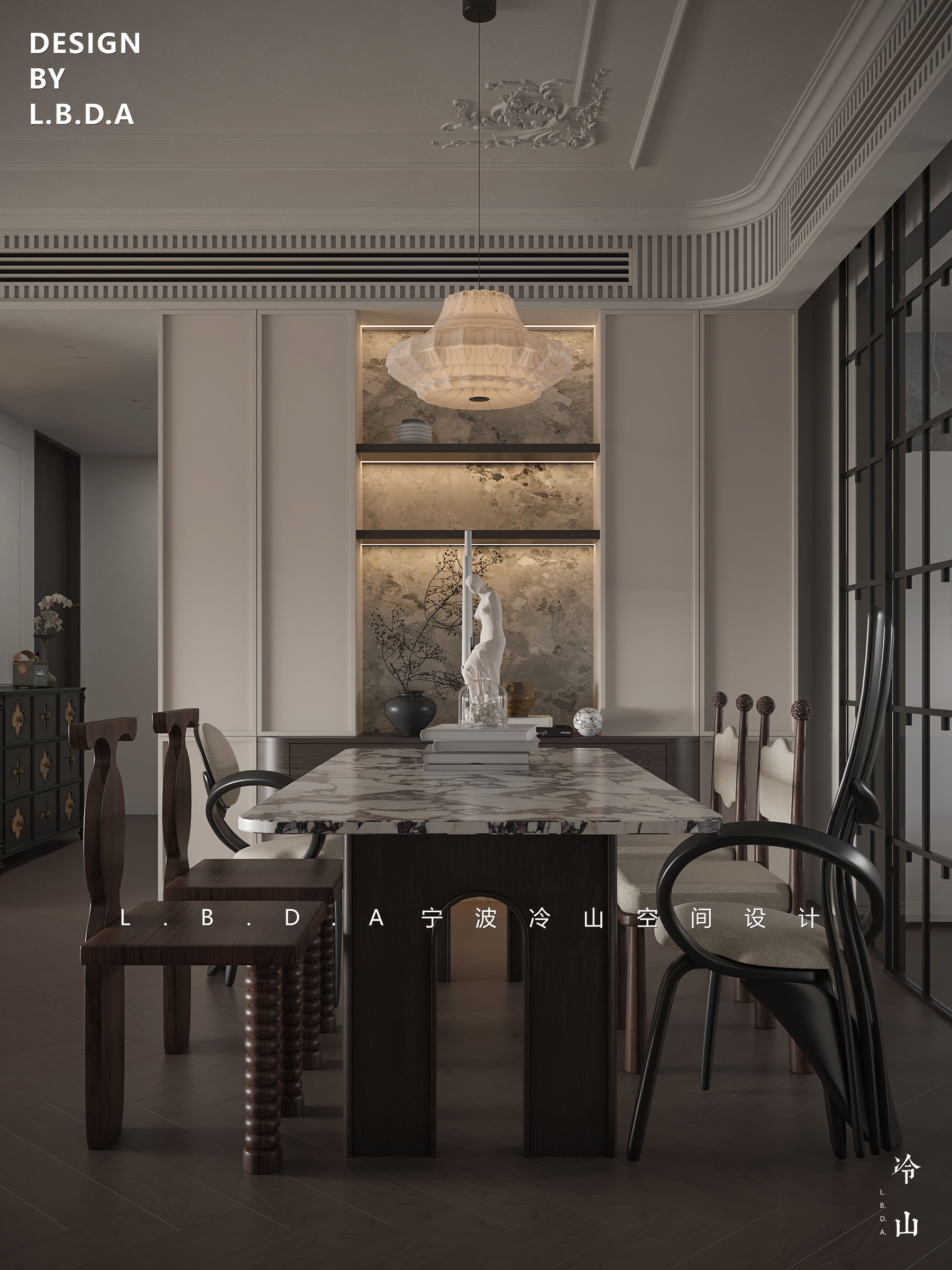 建发嫚云丨150㎡中古法式-10