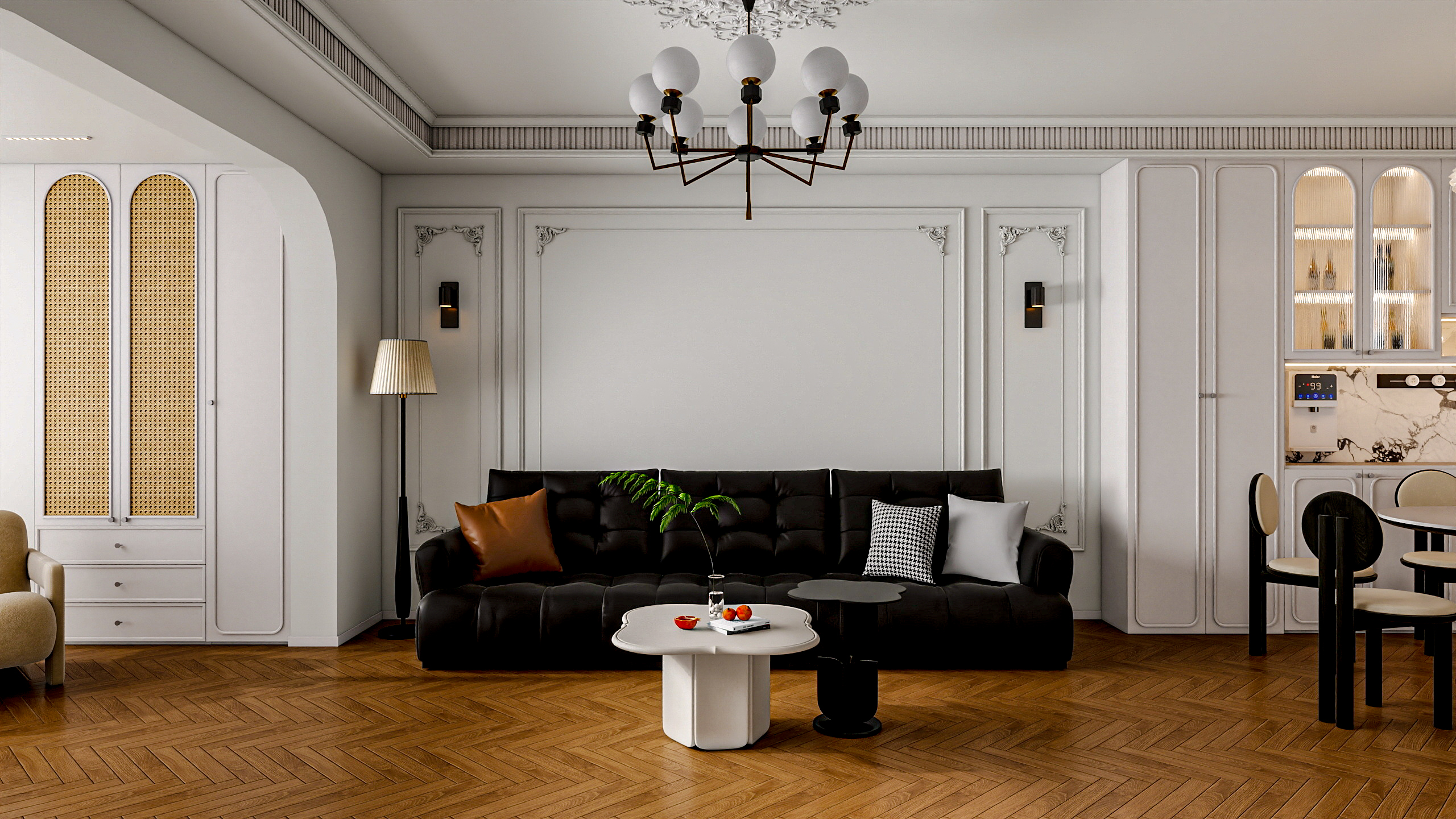 四川成都人居都市阳光（245平方简约法式顶跃六居室）-0