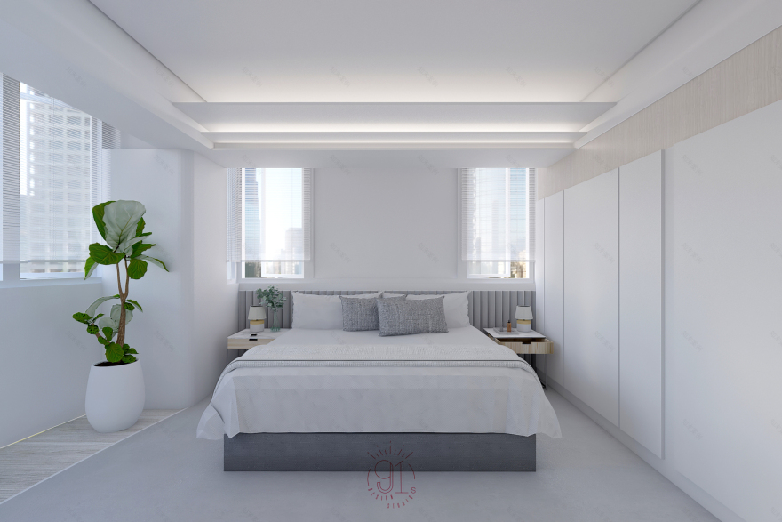 住宅空间3D渲染项目丨禾捷室内装修设计(Hj.Designer)-5