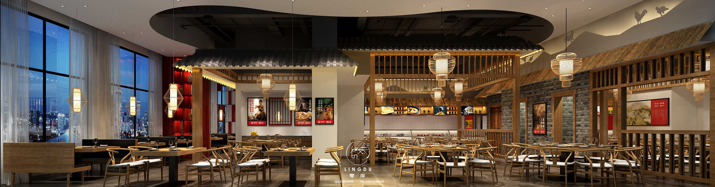 零度视觉设计餐厅作品 | 专业室内设计呈现-7